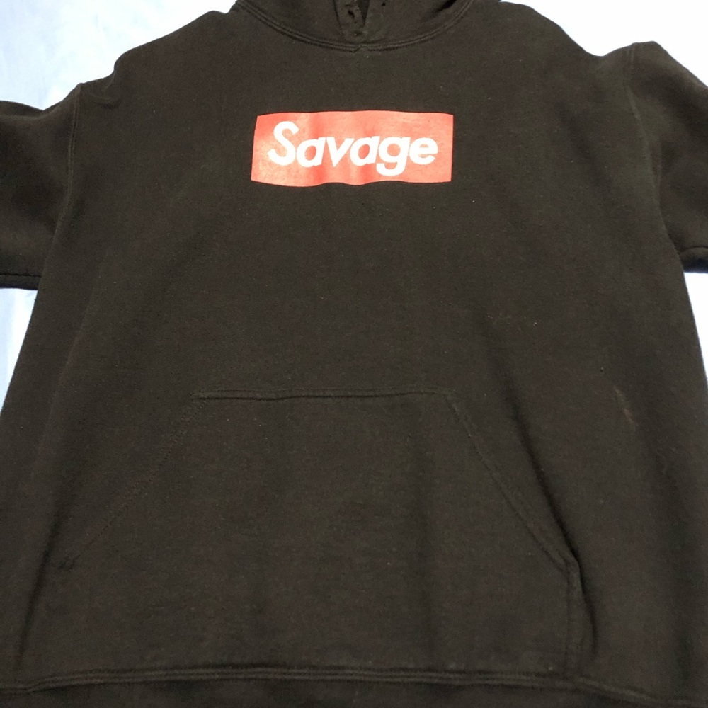 Box logo hoodie (savage)
